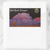 Red Rock Canyon Rechthoekige Sticker (Tas)