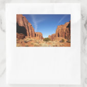 Red Rock Canyon Rechthoekige Sticker (Tas)