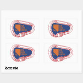 Red Rock Canyon Rechthoekige Sticker (Vel)