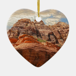 Red Rock Canyon rockformatie in Las Vegas Nevada Keramisch Ornament