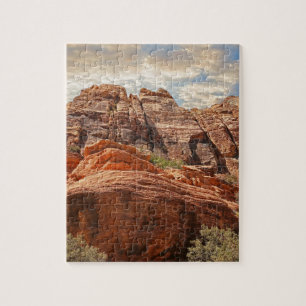 Red Rock Canyon rockformatie in Las Vegas Nevada Legpuzzel