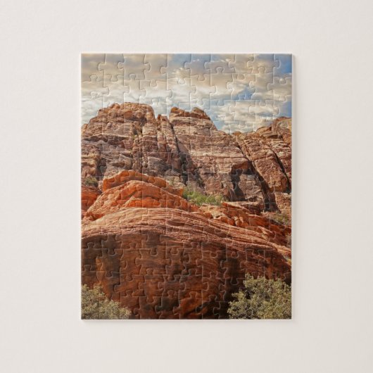 Red Rock Canyon rockformatie in Las Vegas Nevada Legpuzzel (Verticaal)