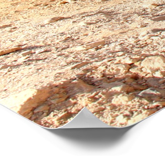 Red Rock Canyon Spring Mountains Background Poster (Hoek)