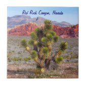 Red Rock Canyon Tegeltje (Voorkant)