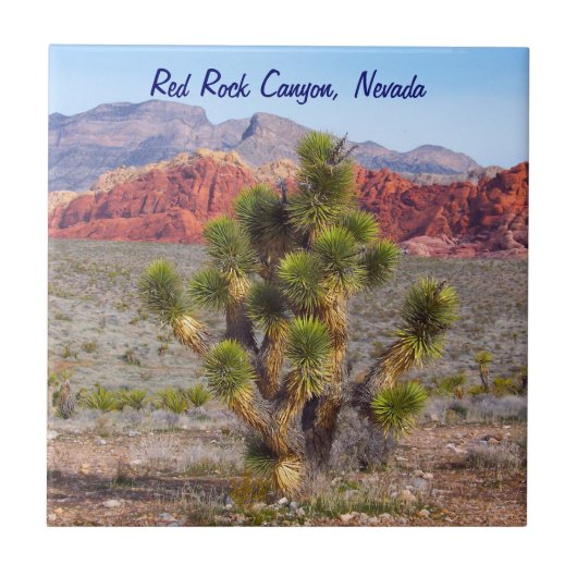 Red Rock Canyon Tegeltje (Voorkant)