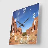 Red Rock Canyon Vierkante Klok (Hoek)
