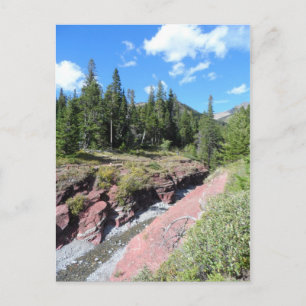 Red Rock Canyon - Waterton Lakes National Park Briefkaart