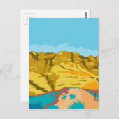 Red Rock Canyon WPA Briefkaart (Voorkant / Achterkant)