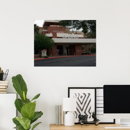 Red Rock Casino Las Vegas Front Entry Poster Print (Thuiskantoor)