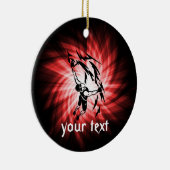 Red Rock Climbing Keramisch Ornament (Rechts)