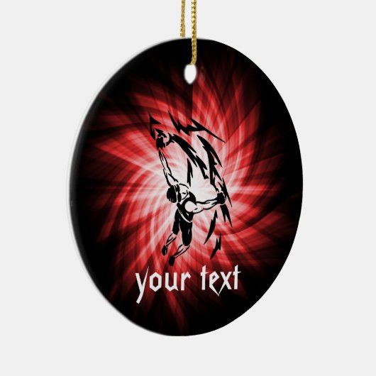 Red Rock Climbing Keramisch Ornament (Rechts)