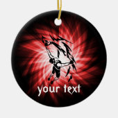 Red Rock Climbing Keramisch Ornament (Voorkant)