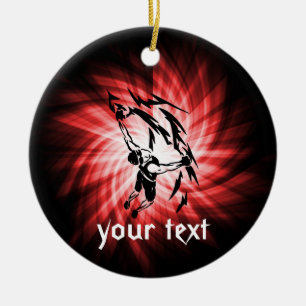 Red Rock Climbing Keramisch Ornament