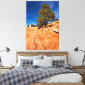 Red Rock Conifer Canvas Afdruk (Insitu (Slaapkamer))