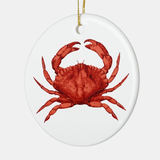 Red Rock Crab (Pacific) Keramisch Ornament (Links)