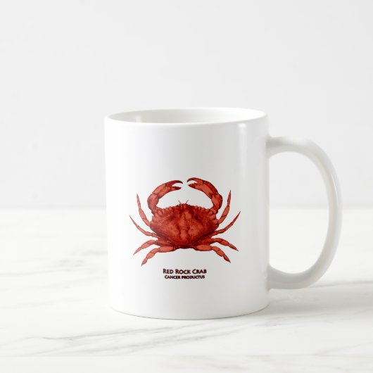 Red Rock Crab (Stille Oceaan) Koffiemok (Rechts)