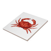 Red Rock Crab (Stille Oceaan) Tegeltje (Zijkant)