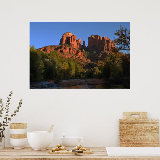 Red Rock Crossing 1183 Poster (Keuken)