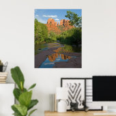 Red Rock Crossing in Sedona 4160 Poster (Thuiskantoor)