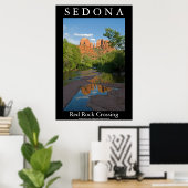 Red Rock Crossing in Sedona 4160 Poster (Thuiskantoor)
