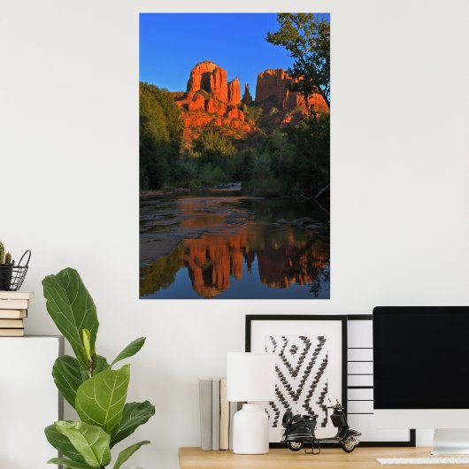 Red Rock Crossing in Sedona 685 Poster (Thuiskantoor)