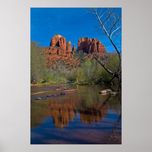 Red Rock Crossing in Sedona Winter 4038 Poster (Voorkant)