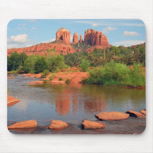 Red Rock Crossing mousepad Muismat (Voorkant)