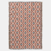 Red Rock Diamond Zigzag Throw Blanket Deken (Voorkant Verticaal)
