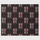 Red  Rock en Roll Cadeaupapier (Vlak)