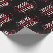 Red  Rock en Roll Cadeaupapier (Hoek)