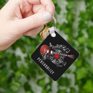 Red Rock Guitar Sleutelhanger