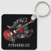 Red Rock Guitar Sleutelhanger (Achterkant)