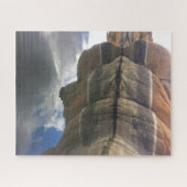 Red Rock Lake Water Reflection Foto Landschap Legpuzzel (Horizontaal)