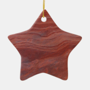 Red Rock Layer Study Keramisch Ornament