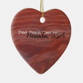 Red Rock Layer Study; Nevada Souvenir Keramisch Ornament (Rechts)