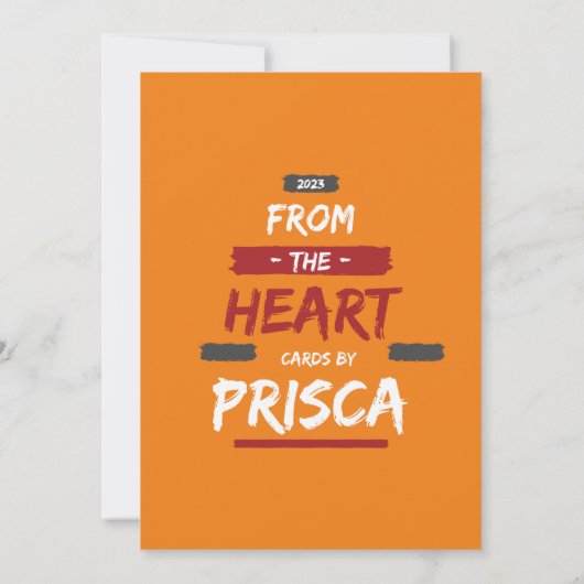 "Red Rock Light" Bedankkaart (Achterkant)