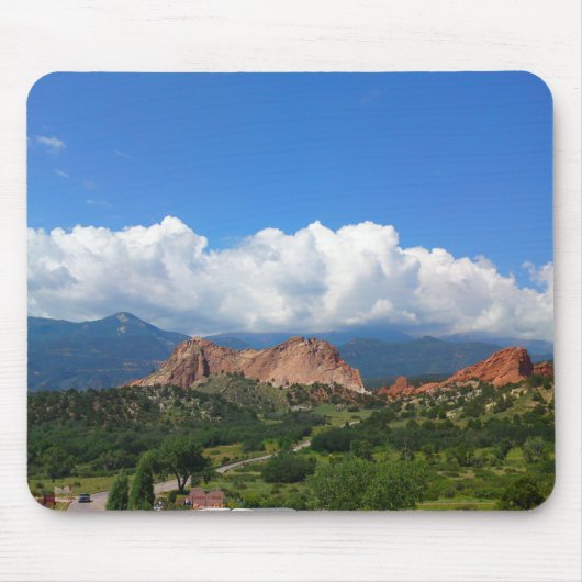 Red Rock Mountain Mouse Pad Muismat (Voorkant)