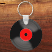 Red Rock N Roll Record Sleutelhanger (Achterkant)