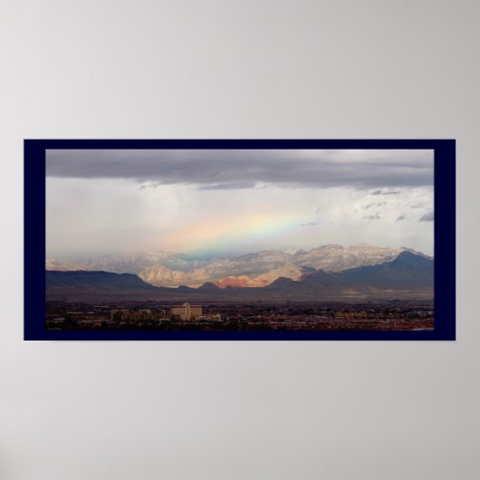 Red Rock Rainbow Poster (Voorkant)