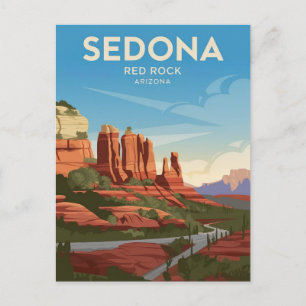 Red Rock, Sedona, Arizona Briefkaart