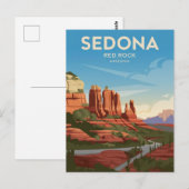 Red Rock, Sedona, Arizona Briefkaart (Voorkant / Achterkant)