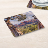 Red Rock | Sedona Arizona Kartonnen Onderzetters (Schuin)