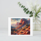 Red Rock Sedona Briefkaart (Staand voorkant)