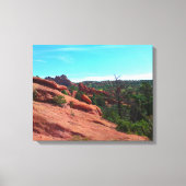Red Rock Slope Canvas Afdruk (Voorkant)