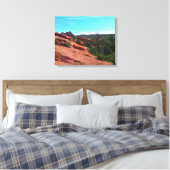 Red Rock Slope Canvas Afdruk (Insitu (Slaapkamer))