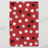 Red Rock Star is een Baby shower Bingo Game (Achterkant)