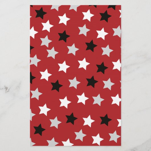 Red Rock Star is een Baby shower Bingo Game (Achterkant)