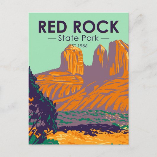 Red Rock State Park Arizona  Briefkaart (Voorkant)