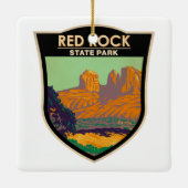 Red Rock State Park Arizona  Keramisch Ornament (Achterkant)