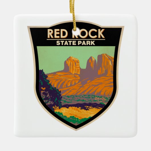 Red Rock State Park Arizona  Keramisch Ornament (Voorkant)